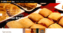 Desktop Screenshot of coffeebreaklima.com